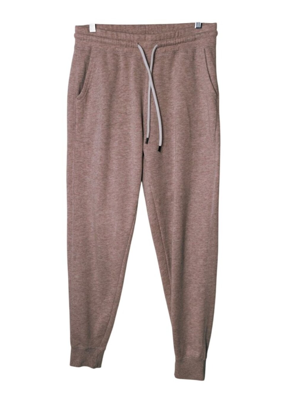 Reflex Womens L Jogger Sweatpants Mauve Drawstring Cotton Comfy Lounge Pockets